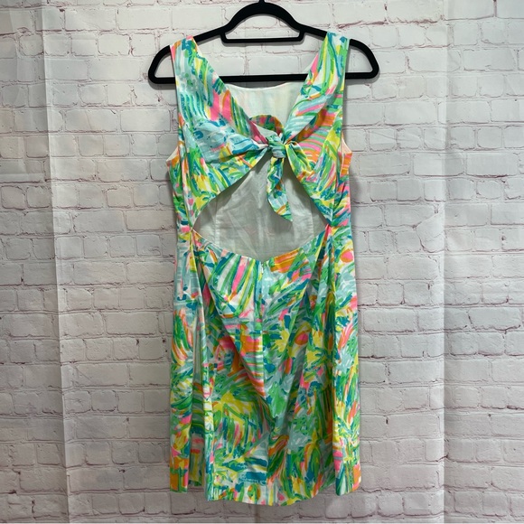 LILLY PULITZER TIE BACK MULTI DRESS 6 - Picture 2 of 4